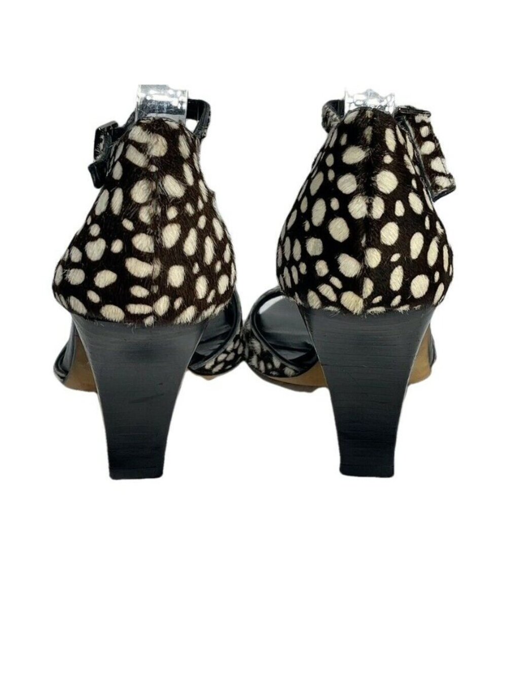 Kate Spade New York Womens Size 8 Open-Toe Heels Animal Print - Picture 4 of 12